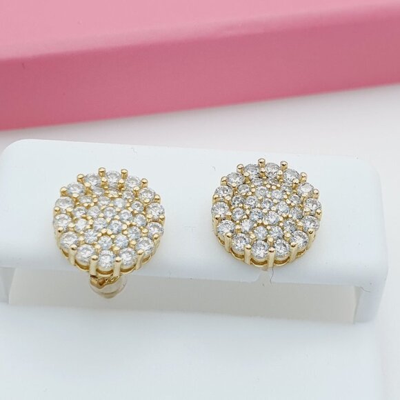 "925 Sterling Silver Cubic Zirconia Earrings, U19254608 - Picture 4 of 11